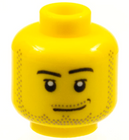 LEGO® los onderdeel Hoofd in kleur Geel 3626px301