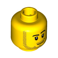LEGO® los onderdeel Hoofd in kleur Geel 3626px301