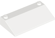 LEGO® los onderdeel Dakpan Algemeen in kleur Wit 3939