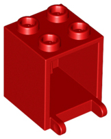 LEGO® los onderdeel Container in kleur Rood 4345