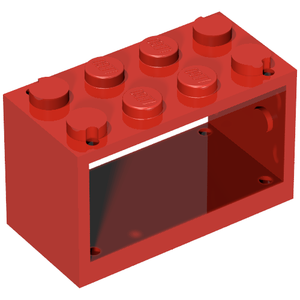 LEGO® los onderdeel Haspel & Lier in kleur Rood 4209