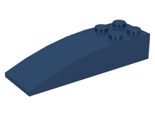 Plaatje in Gallery viewer laden, LEGO® los onderdeel Dakpan Gebogen Donkerblauw 44126