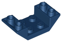 LEGO® los onderdeel Dakpan Omgekeerd Donkerblauw 4871