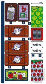 LEGO® stickervel set 42617-1 Farm Animal Sanctuary