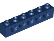 Plaatje in Gallery viewer laden, LEGO® los onderdeel Technische Steen Donkerblauw 3894