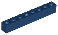 Plaatje in Gallery viewer laden, LEGO® los onderdeel Steen in kleur Donkerblauw 3008