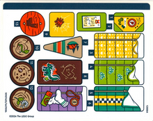 Plaatje in Gallery viewer laden, LEGO® stickervel set 42624-1 Adventure Camp Cozy Cabins