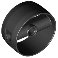 LEGO® los onderdeel Cilinder in kleur Zwart 41531