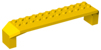 LEGO® los onderdeel Steen Boog in kleur Geel 30296