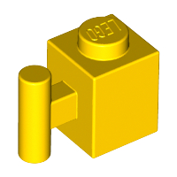 LEGO® los onderdeel Steen Aangepast in kleur Geel 2921