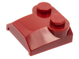 LEGO® los onderdeel Dakpan Gebogen in kleur Donkerrood 41855