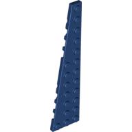 LEGO® los onderdeel Wig Plaat in kleur Donkerblauw 47397