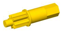 Plaatje in Gallery viewer laden, LEGO® los onderdeel Bionicle in kleur Geel x1307