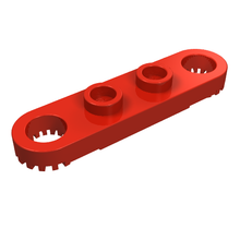 Plaatje in Gallery viewer laden, LEGO® los onderdeel Technische Plaat in kleur Rood 4263
