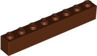 Plaatje in Gallery viewer laden, LEGO® los onderdeel Steen in kleur Roodachtig Bruin 3008