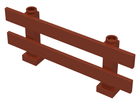 LEGO® los onderdeel Hek in kleur Roodachtig Bruin 6079