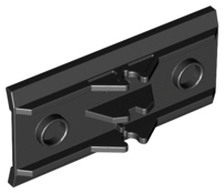 LEGO® los onderdeel Voertuig in kleur Zwart 2440