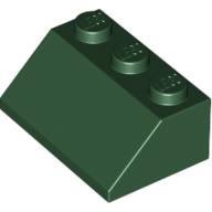 Plaatje in Gallery viewer laden, LEGO® los onderdeel Dakpan Algemeen Donkergroen 3038