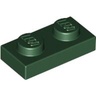 Plaatje in Gallery viewer laden, LEGO® los onderdeel Plaat Algemeen in kleur Donkergroen 3023