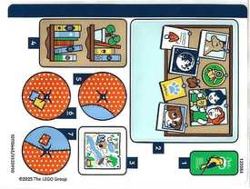 LEGO® stickervel set 42646-1 Autumn’s Room
