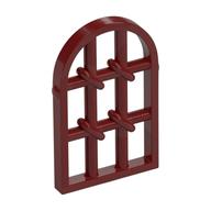 LEGO® los onderdeel Venster, Ruit en Luik Donkerrood 30045