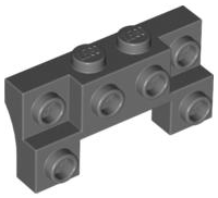 LEGO® Steen Aangepast Donker Blauwachtig Grijs 52038
