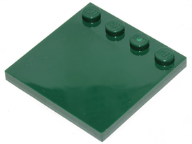 LEGO® los onderdeel Tegel Aangepast Donkergroen 6179