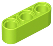 LEGO® los onderdeel Technische Hefbalk in kleur Limoen 32523