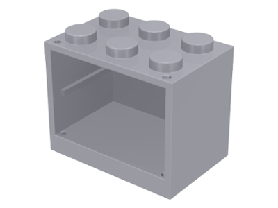 LEGO® los onderdeel Container Licht Blauwachtig Grijs 4532a