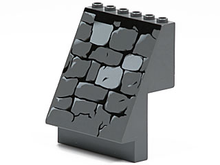 Plaatje in Gallery viewer laden, LEGO® Paneel met Motief Donker Blauwachtig Grijs 30156pb02