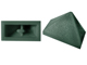 LEGO® los onderdeel Dakpan Algemeen Donkergroen 3048c