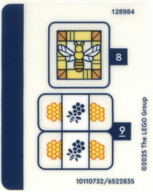 LEGO® stickervel set 42669-1 Beekeepers' House and Flower Garden, vel 2
