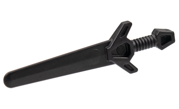 LEGO® los onderdeel Wapen in kleur Zwart 48495