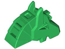 LEGO® los onderdeel Dier Accessoire in kleur Groen 48492