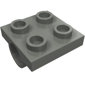 LEGO® Plaat Aangepast Donker Blauwachtig Grijs 2817