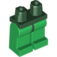 LEGO® los onderdeel Benen in kleur Donkergroen 970c06