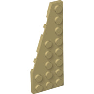 LEGO® los onderdeel Wig Plaat in kleur Geelbruin 50305