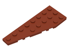 LEGO® los onderdeel Wig Plaat Roodachtig Bruin 50305