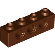 Plaatje in Gallery viewer laden, LEGO® los onderdeel Technische Steen Roodachtig Bruin 3701