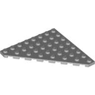 Plaatje in Gallery viewer laden, LEGO® los onderdeel Wig Plaat Licht Blauwachtig Grijs 30504