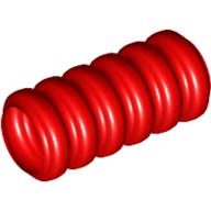 Plaatje in Gallery viewer laden, LEGO® los onderdeel Slang Geribbeld in kleur Rood 78c02