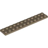 Plaatje in Gallery viewer laden, LEGO® los onderdeel Plaat Algemeen Donker Geelbruin 2445