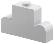Plaatje in Gallery viewer laden, LEGO® onderdeel Steen Aangepast Licht Blauwachtig Grijs 4088