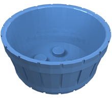 Plaatje in Gallery viewer laden, LEGO® los onderdeel Container in kleur Medium Blauw 4424