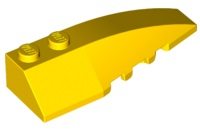 LEGO® los onderdeel Wig in kleur Geel 41747