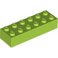 Plaatje in Gallery viewer laden, LEGO® los onderdeel Steen in kleur Limoen 2456
