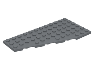LEGO® los onderdeel Wig Plaat Donker Blauwachtig Grijs 30355