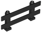 LEGO® los onderdeel Hek in kleur Zwart 6079