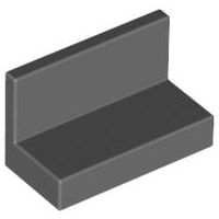 LEGO® los onderdeel Paneel Donker Blauwachtig Grijs 4865