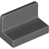 LEGO® los onderdeel Paneel Donker Blauwachtig Grijs 4865b